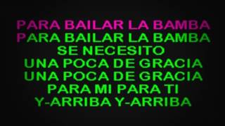 SC1004 05 Valens Ritchie La Bamba karaoke [upl. by Masterson]