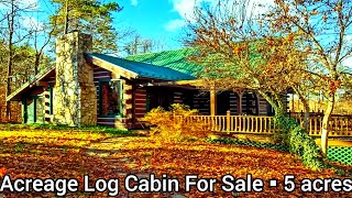 North Carolina Log Cabins For Sale  5 acres  Acreage Cabins For Sale  North Carolina Real Estate [upl. by Bellanca]