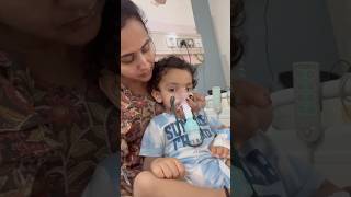 Munnu ki Broncho pneumonia  watch full video  minivlog 1minutevideo [upl. by Ydnahs]