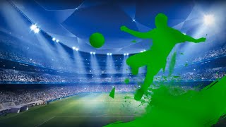 Soccer  Futebol  Green Screen  Chroma Key [upl. by Caren]