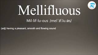 How to pronounce Mellifluous [upl. by Ichabod]