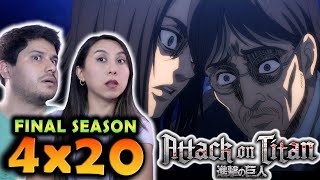 quotMemories of the Futurequot  ATTACK ON TITAN 4x20 79 REACTION 進撃の巨人 [upl. by Jeniffer]