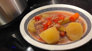 Crockpot beef stew 822 [upl. by Dnomyaw]