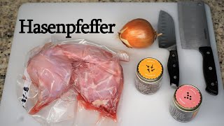 Making Hasenpfeffer Rabbit Stew Carnivore [upl. by Rodolfo]