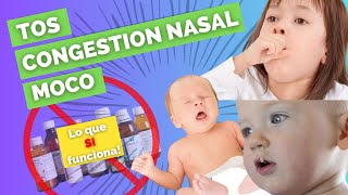 Como QUITAR la congestión nasal moco tos en niños 😷 [upl. by Oemac]