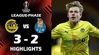 BodøGlimt vs FC Porto 32 Highlights amp Goals  UEFA Europa League 202425 [upl. by Arimlede869]