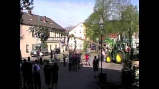 2012 Maibaum aufstellen in Titting [upl. by Egan980]