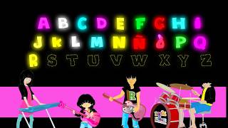 Spanish ABC song for kids Alfabeto en español El abecedario [upl. by Eimia]