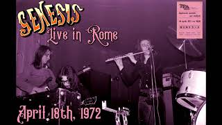 Genesis  Live in Rome  April 18th 1972 late show [upl. by Hannala]