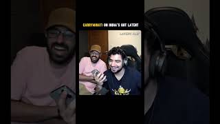 CarryMinati on Indias got latent indiasgotlatent samayraina shortvideo shorts viralvideo [upl. by Penman]