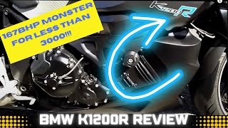 2005 Bmw K1200R Superbike Review German Beast That Might Just Surprise You 167bhp £3000 Bargain [upl. by Nerti262]