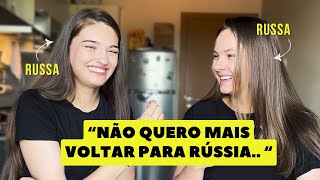 🇷🇺​ Entrevistei a RUSSA que VIROU BRASILEIRA e NÃO quer VOLTAR para RÚSSIA [upl. by Roper]