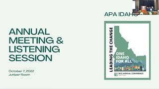 APA Annual Board Meeting Listening Session and Raffle [upl. by Coombs]