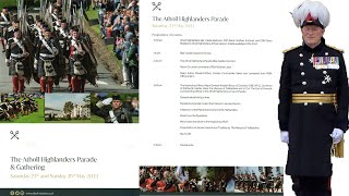 The Atholl Highlanders Parade 2024 [upl. by Adlen]