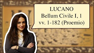 Lettura in metrica  Lucano Bellum Civile Proemio I 1 vv 1182 [upl. by Llireva]