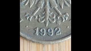 5 groszy 1992 MW Poland 2309 [upl. by Anits]