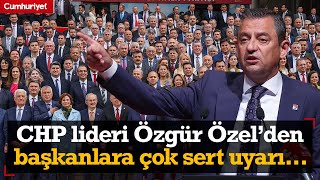 Özgür Özelden CHPli başkanlara çok sert uyarı [upl. by Emirac]