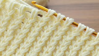 👌Wow ⚡ A legendary Tunisian crochet Very easy Tunisian crochet pattern tunisiancrochet [upl. by Akered824]