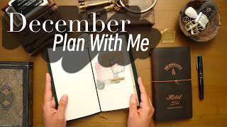 Travelers Notebook  December SetupPlan With Me [upl. by Mischa]