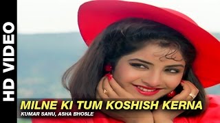 Milne Ki Tum Koshish Kerna  Dil Ka Kya Kasoor  Kumar Sanu Asha Bhosle  Prithvi amp Divya Bharti [upl. by Irisa]