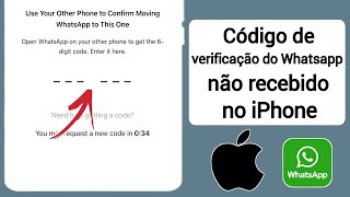 Como corrigir o código de verificação do WhatsApp não recebido no iPhone [upl. by Leumas]