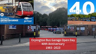 Orpington Bus Garage MB Open Day  Celebrating 40 years  23092023 [upl. by Hanavas]