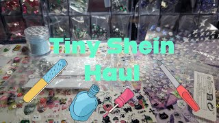 Shein Haul Nail Stickers and Charms [upl. by Ebeohp877]