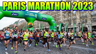 MARATONA DE PARIS 2023  Paris Marathon Full Race  Full HD [upl. by Nnylyt769]