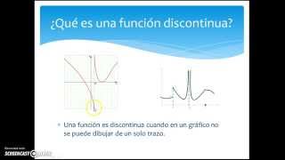 Función continua y discontinua [upl. by Nennerb966]