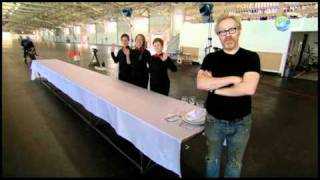 MythBusters  SewSew Seam  Table Cloth Chaos [upl. by Rauscher]