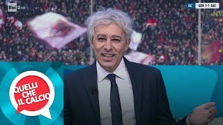 Massimo Giletti Ubaldo Pantani ospite in studio  Quelli che il calcio 03022019 [upl. by Edalb]