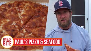 Barstool Pizza Review  Pauls Pizza amp Seafood Falmouth MA [upl. by Notnarb]