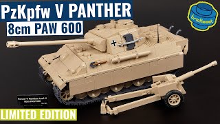 PzKpfw V PANTHER  8CM PAW 600 LIMITED EDITION COBI 2565 Speed Build Review [upl. by Etolas275]