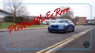 40 Extra Power TUNIT Optimum Plus Tune Review  BMW M235i Mod Hard Acceleration [upl. by Anibur]