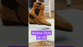 Bottines femme grande taille Shoesissime  Ariana Ocre [upl. by Enilasor]