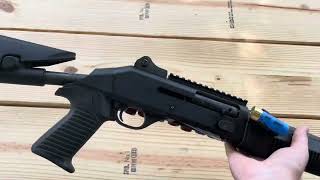 How to install match saver on stock Benelli M4 handguard [upl. by Adlesirk805]