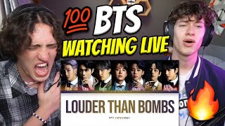 BTS Louder Than Bombs LIVE REACTION 😩🔥 [upl. by Aurora]