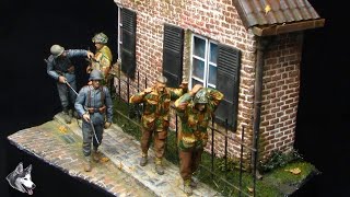 Custom 135 scale realistic WWII Diorama Market Garden 1944 [upl. by Sivle]