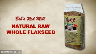 Whole Flaxseed  Bobs Red Mill [upl. by Alek]