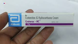 Crotorax hc gel  Crotamiton amp Hydrocortisone Cream  Crotorax hc gel Uses Benefits Review in Hindi [upl. by Kehoe229]