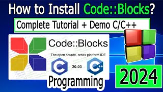 How to install CodeBlocks on Windows 1011  2024 Update  MinGW GCC Compiler for C C Programming [upl. by Ravo]