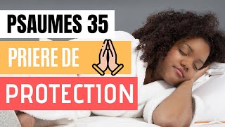 Psaumes 35 Prière de Protection  Versets Bibliques pour Dormir avec son de la Pluie [upl. by Aneeg]