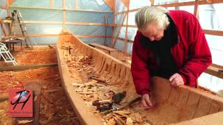 7Hollowing Out the Canoe  NW Coast Indian Canoe Project [upl. by Llewellyn]