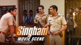 Ajay Devgn Threatens Murali Sharma  Singham  Movie Scene [upl. by Senga]