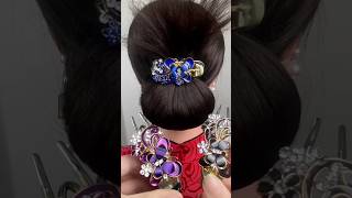 hair tutorial part 14 hairstyle hair shorts [upl. by Kciredorb]