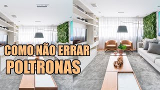 COMO ESCOLHER POLTRONAS PARA A SUA SALA  CORES [upl. by Melodie12]