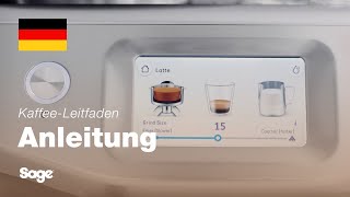 Barista Touch™ Impress  Einstellen des Mahlgrads  Sage Appliances DE [upl. by Tildi]