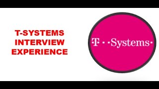 TSystems Interview Experience  Campus Placement  T Systems India  Campusgroom [upl. by Yelnik]