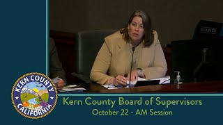 Kern County Board of Supervisors 900 am meeting for Tuesday October 22 2024 [upl. by Biles547]