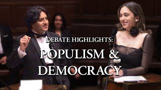 Debate Highlights  This House Believes Populism is a Threat to Democracy [upl. by Maggee]